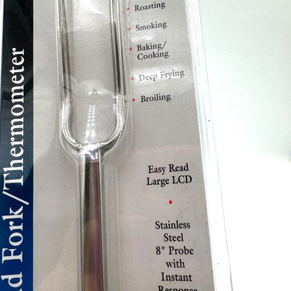 Crate And Barrel Acurite Digital Instant Read Fork/ Thermometer NEW in package g - Picture 4 of 12